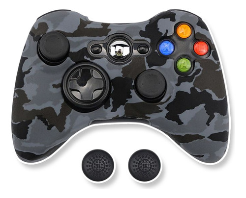Funda Silicon Control Para Xbox 360 Protector + 2gomas Thumb Aterrador