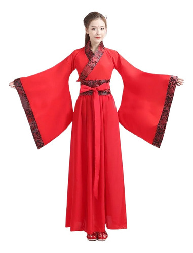 Disfraz De Hanfu Tradicional Asiático Para Mujer, Vestido De