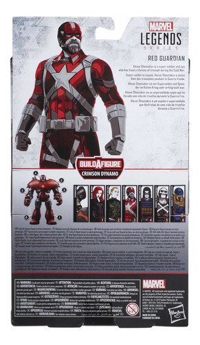 Guardião Vermelho Build Figure Crimson Dynamo Marvel Legends