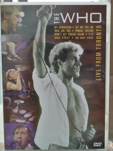 The Who  Live From Toronto Dvd Canada