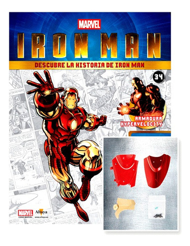 Revista Construye Tu Iron Man #34 D Agostini