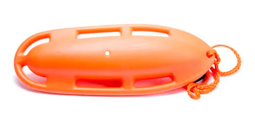 Boya Flotante Torpedo De Rescate Acuático 68.5cm Naranja