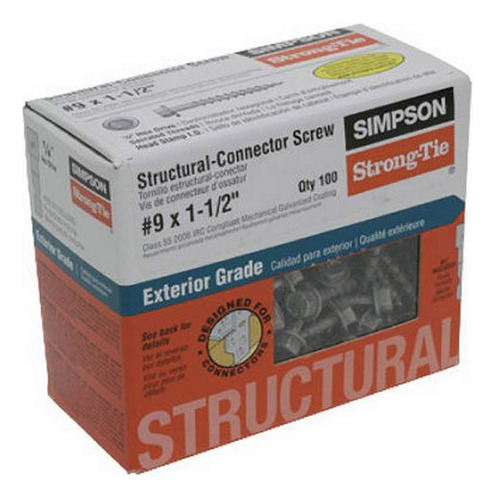 Simpson Strong-tie Sd9112r100-3pk - Tornillos De Conector 9 