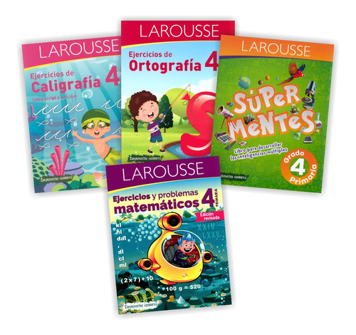 Pack Aprende Y Repasa En Casa 4 Primaria - Larousse