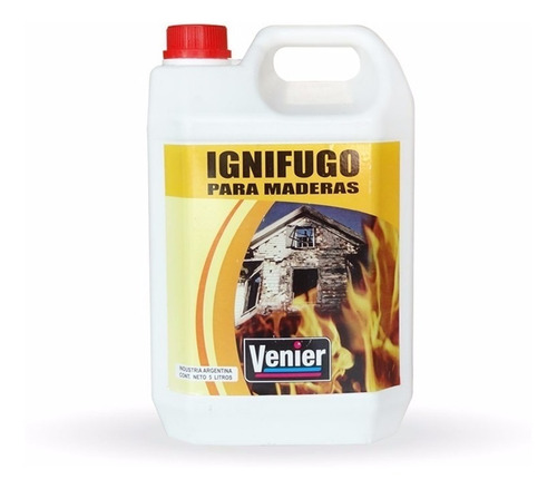 Ignifugo Antifuego P/ Maderas X 5 Lt Venier Con Certificado