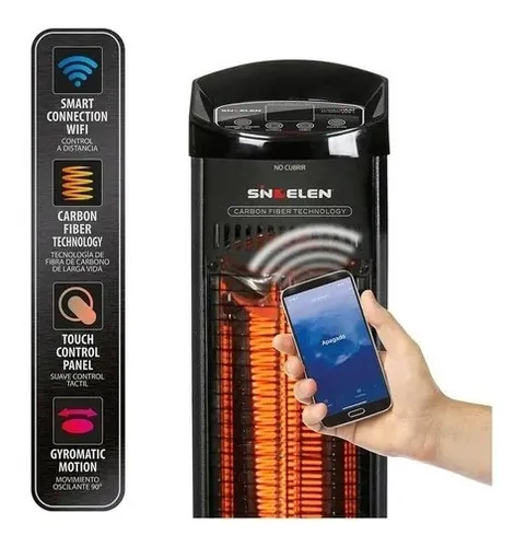Estufa Calefactor Infrarrojo Sindelen Eec-6000 Wifi Outlet