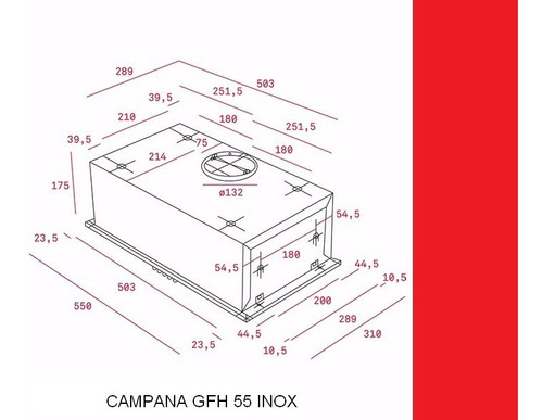 Campana Teka Gfh 55 Empotrable + Filtros De Carbon C3c Inox