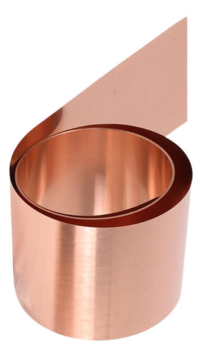 Rolo De Folha De Cobre Folha De Metal Placa 1m Folha 0,1mm