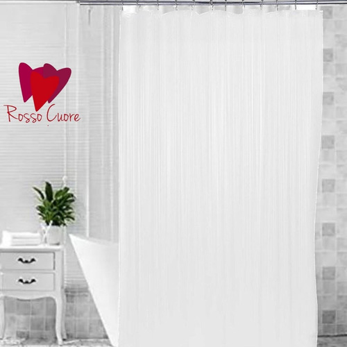Imagen 4 de 8 de Protector Cortina De Baño Pvc Grueso Antihongos Con 2 Imanes