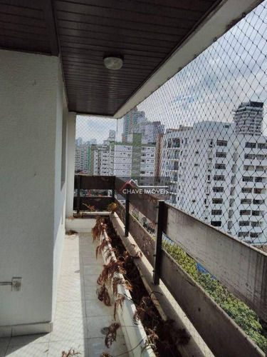 Imagem 17 de 23 de Apartamento Com 2 Dormitórios Para Alugar, 100 M² Por R$ 2.985,00/mês - Boqueirão - Santos/sp - Ap3127