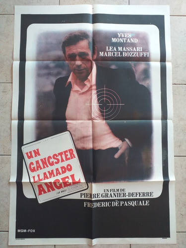 Antiguo Afiche Cine - Un Gangster Llamado Angel *