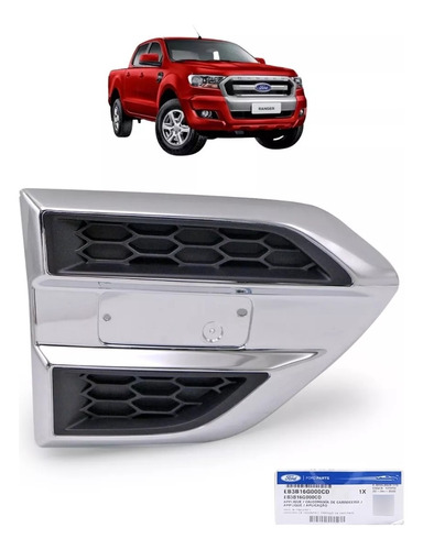 Placa Emblema Guardabarro Derecho Ford Ranger 2016/2021