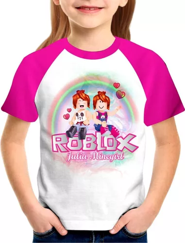 Camisa Camiseta Julia Minegirl Gamer r