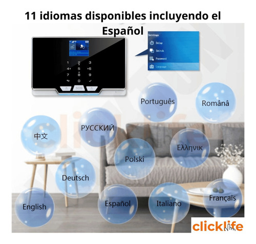 Alarma Casa Negocio Wifi Sistema Seguridad Control App Touch