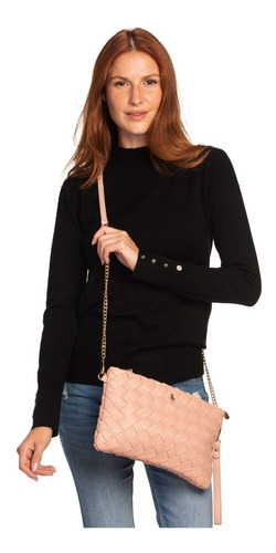 Imagen 7 de 7 de Crossbody Hpc Polo Entrelazada Con Logo De La Marca