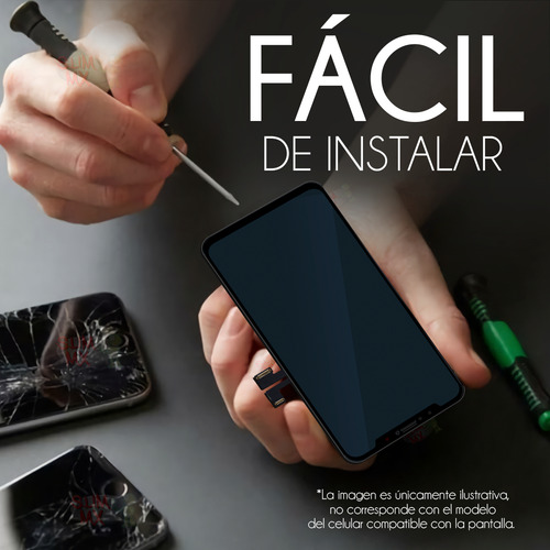 Pantalla Completa Compatible con iPhone 11 Pro A2160 A2215 A2217 YK Soft Super Oled Global Color Negro Slim Company