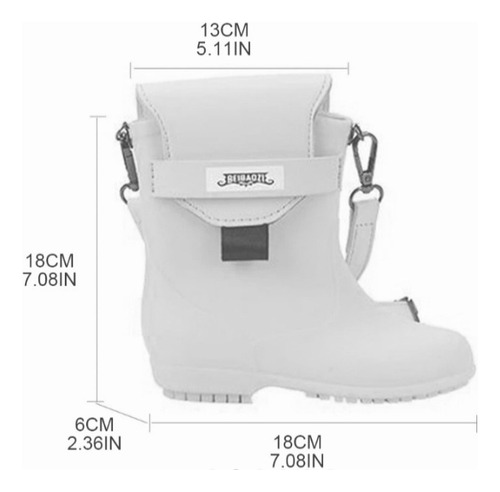 Bolsa En Forma De Bota De Lluvia + Impermeable Cool & Chic