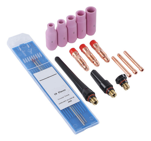 Juego De 17 Piezas De Soldadura Tig, Vidrio Para Soldar Con