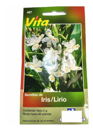 80 Semillas Iris Lirio 2 G Hortaliza 457