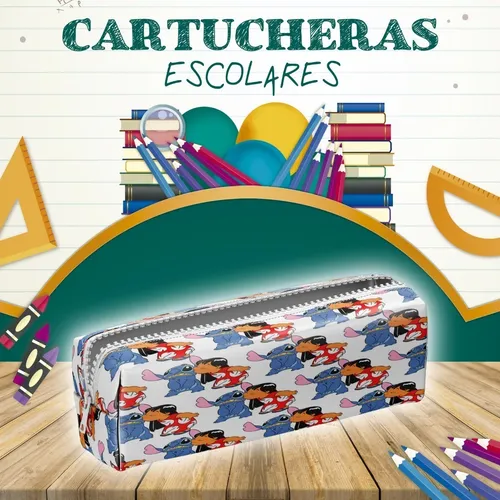 Kit Imprimible Plantilla Diseño Cartuchera Stitch M1