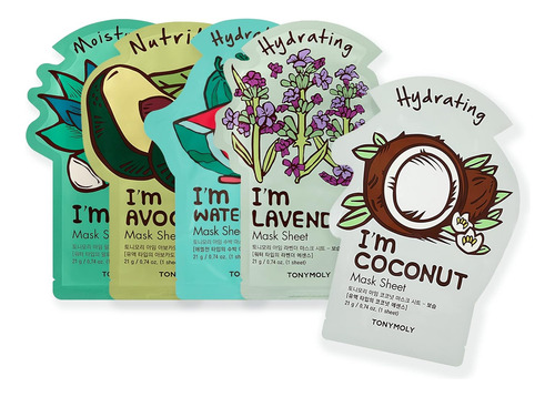 Tonymoly I'm Real Hydration Sheet Mask En Papel Para Hidrata