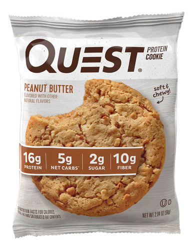 Quest Cookies 59g Sabor Peanut Butter