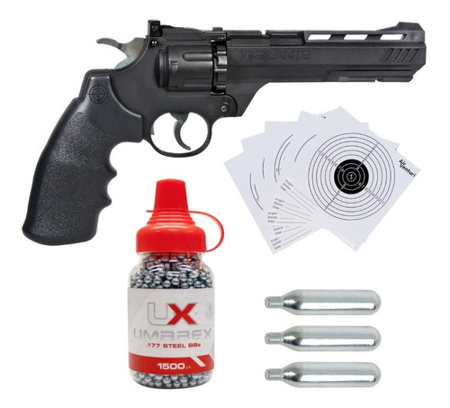 Marcadora Crosman Vigilante Co2 Revolver .177 Xtr C