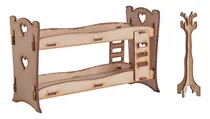 Comprar Muebles Para Casita De Muñecas Grandes! Combo Dormitorio 2!