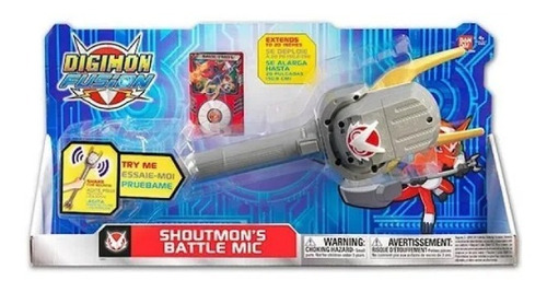 Digimon Fusion Espada Shoutmons Con Sonido Bunny Toys