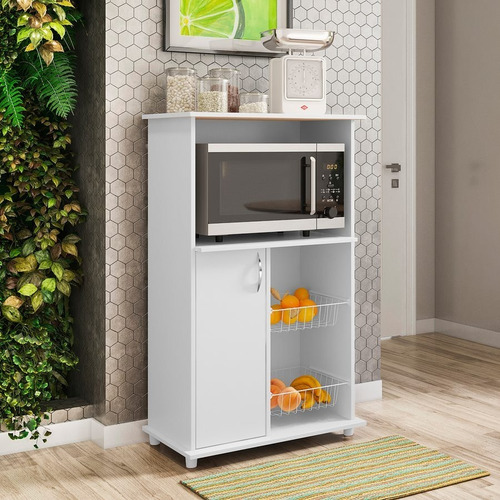 Imagen 3 de 8 de Armario Multiuso Mueble Cocina Para Horno Frutero Compramas
