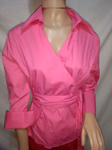 Camisa Kimono Elastizada Talle L