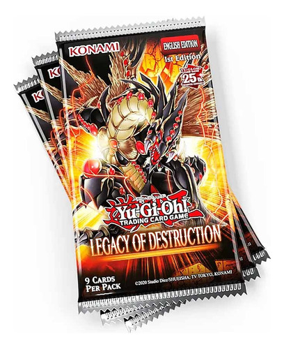 Yu Gi Oh Legacy Of Destruction Booster Pack