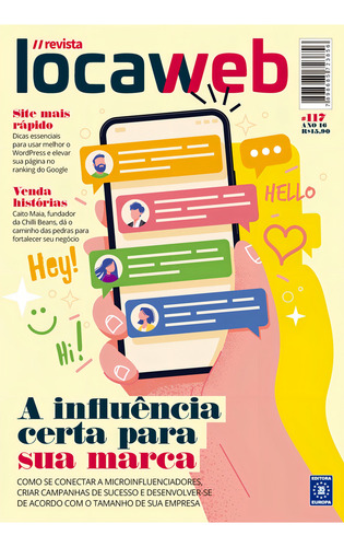 Revista Locaweb 117, de Editora Europa. Editorial Editora Europa Ltda., capa mole em português, 2022