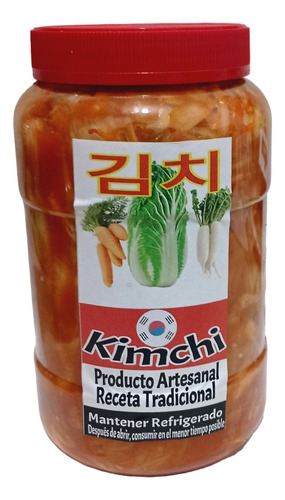 Kimchi Tradicional Coreano 1kg - Kg a $52000
