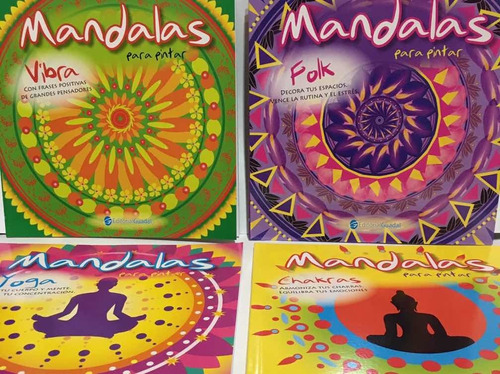 Mándalas Para Pintar Vibra-folk- Yoga- Chakras