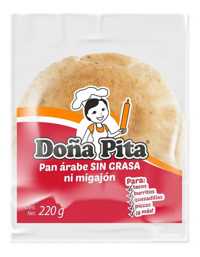 Pan Pita Doña Pita Natural 220g