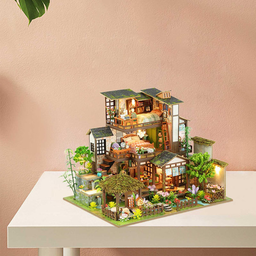 Aplicável A Kits De Casa De Muñecas En Miniatura Diy, Casa