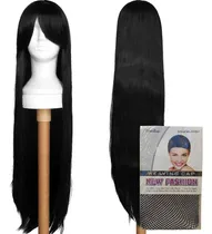Comprar Peruca Cosplay Longa 100cm + Touca Wig Cap - Pronta Entrega!
