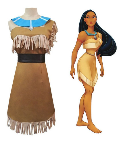 Traje De Princesa Para Pocahontas Fantasia De Halloween Para