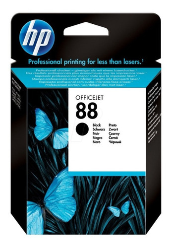 Cartucho Hp 88 Negro Original Para Hp K550 K550dtn K550dtwn