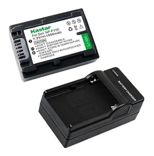 1 Bateria Y 1 Cargador Np-fv50 Para Sony Vg30h, Dcr-sr15
