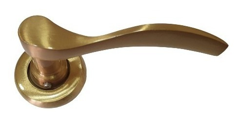 Imagen 2 de 7 de Manija Doble Balancin Xiryus Bronce Patine Con Laca Completo