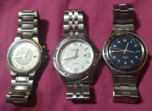 Lote De Relojes Acero