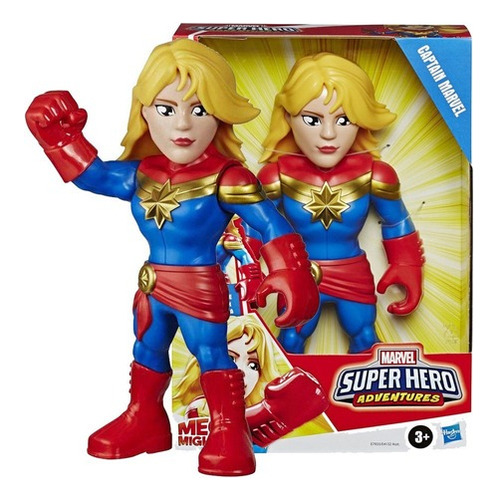 Muñeco Playskool Super Hero Mega Mighties Capitana Marvel