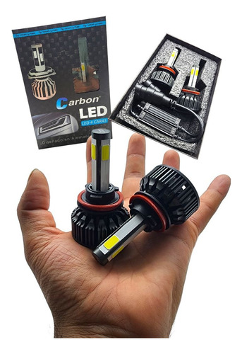 Kit De Led Para Carro Carbon Audio H11  Luz Baja 4 Caras 