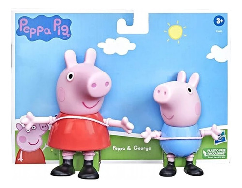 Figura Boneco Peppa E George - F3656 Hasbro