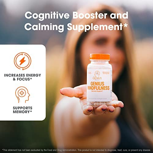 Suplemento Genius Mindfulness, Nootropic Cognitive Brain Bo