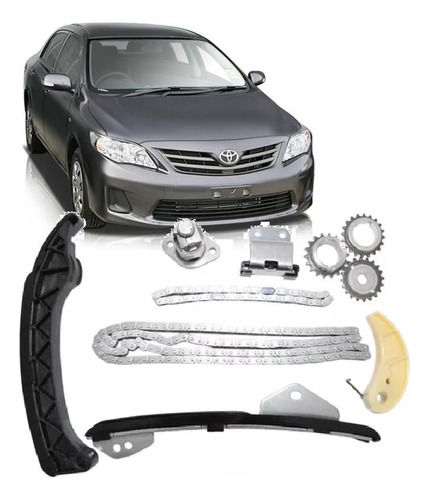 Kit Cadenas Corolla Gli 2009 A 2014 1.8 Nacional