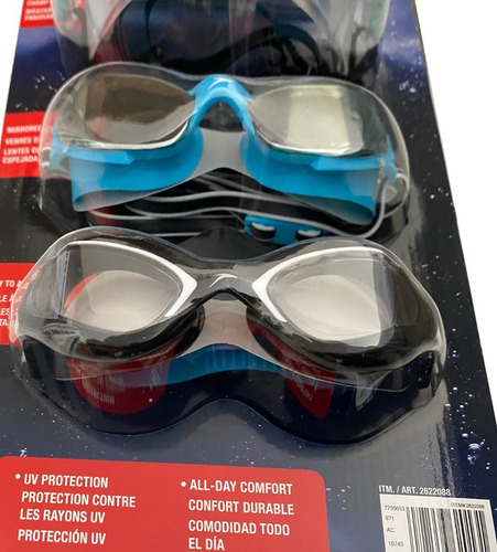 Imagen 2 de 5 de Gafas De Natacion Speedo Adulto, Originales, Set X 3