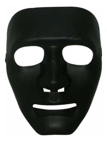 Máscara Myers Michael - Reforzado Blanco Negro Hallowen 
